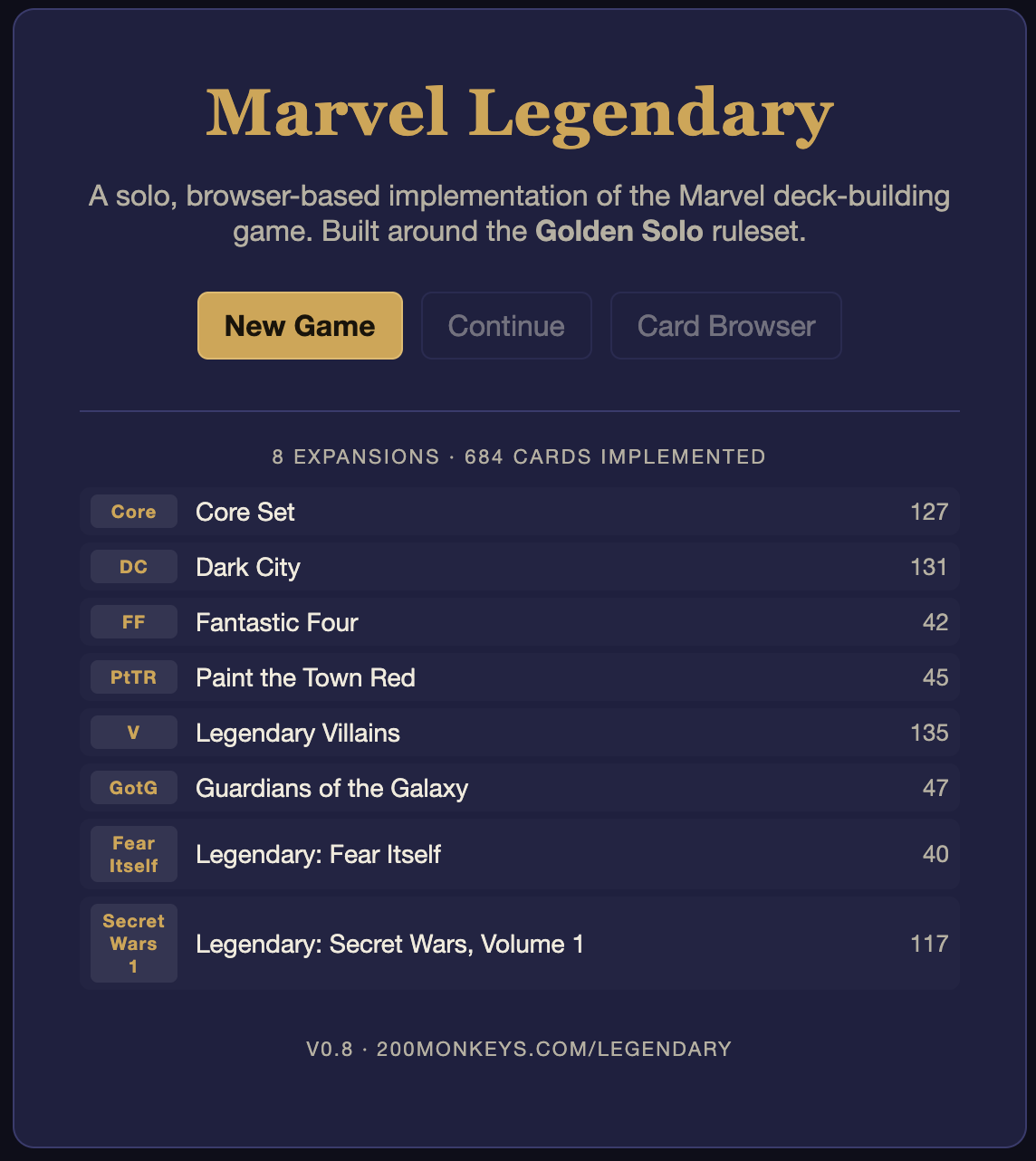 Marvel Legendary Screenshot